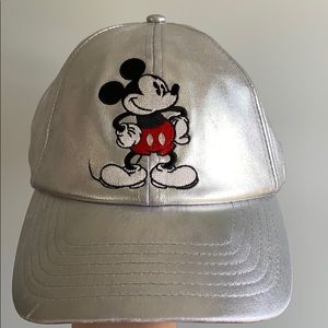 Silver Disney Mickey Hat - Baseball Cap